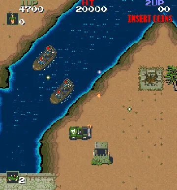 Top Gunner (bootleg) screen shot game playing